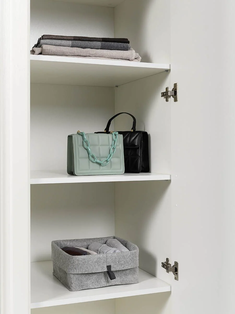 Ливерпуль Шкаф комбинированный 08.45.01 Белый/Ясень ваниль