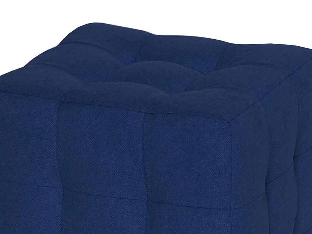 Пуф Лотос Синий велюр