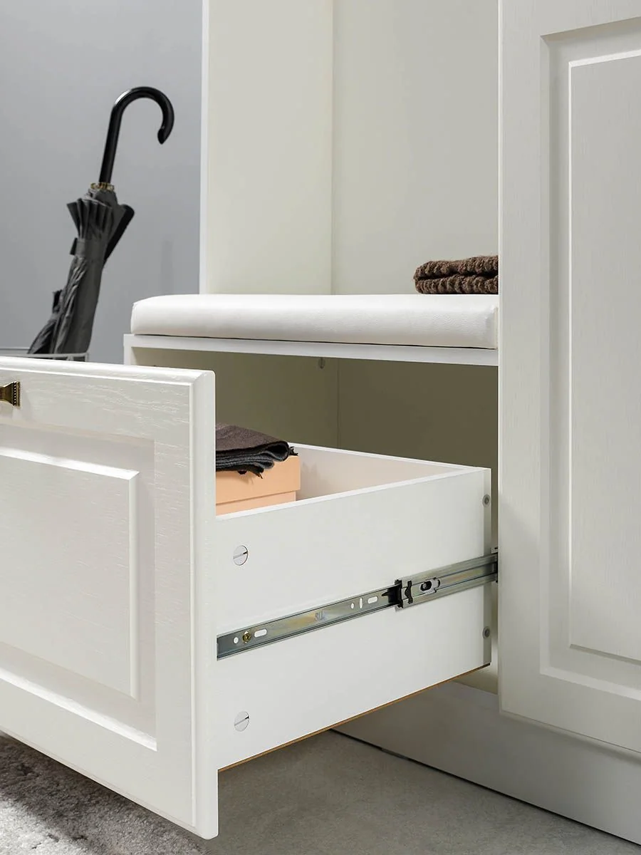 Прихожая Ливерпуль 4 Белый/Ясень ваниль