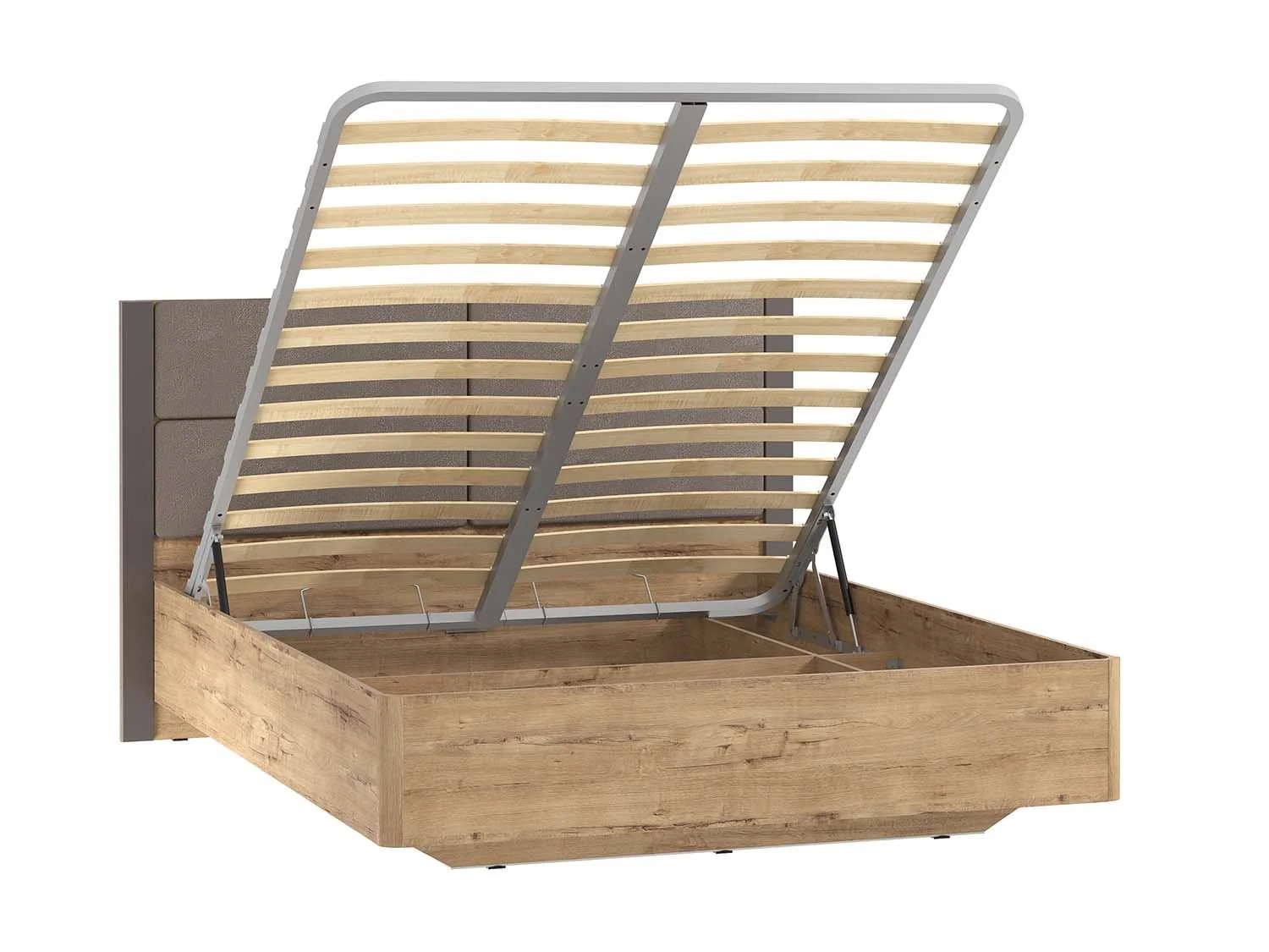 НМ 040.52 М кровать Livorno / дуб бунратти/софт графит