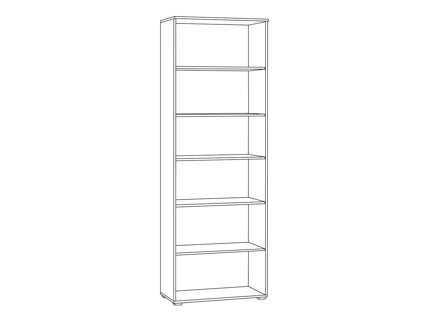 Остин Шкаф-витрина 16.394.02 графит/дуб золотой