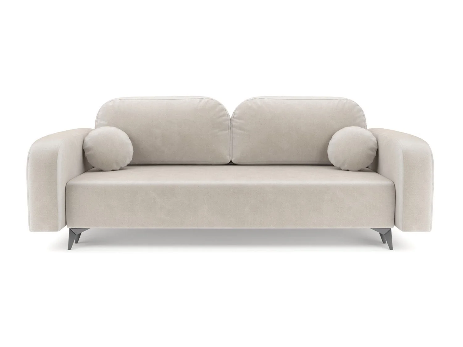 Диван Цюрих бархат бежевый STAR VELVET 6 LIGHT Beige