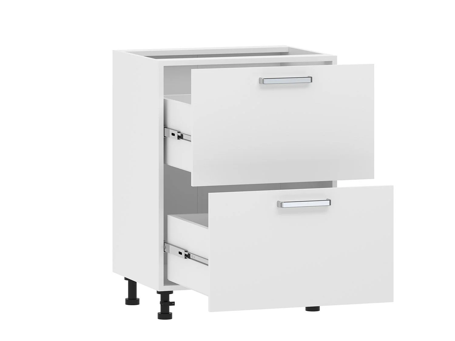 Кухня Борги комплект 3 Белый / Белый