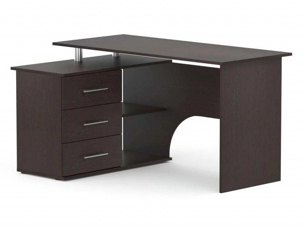 Компьютерный стол КСТ-09 левый / Венге