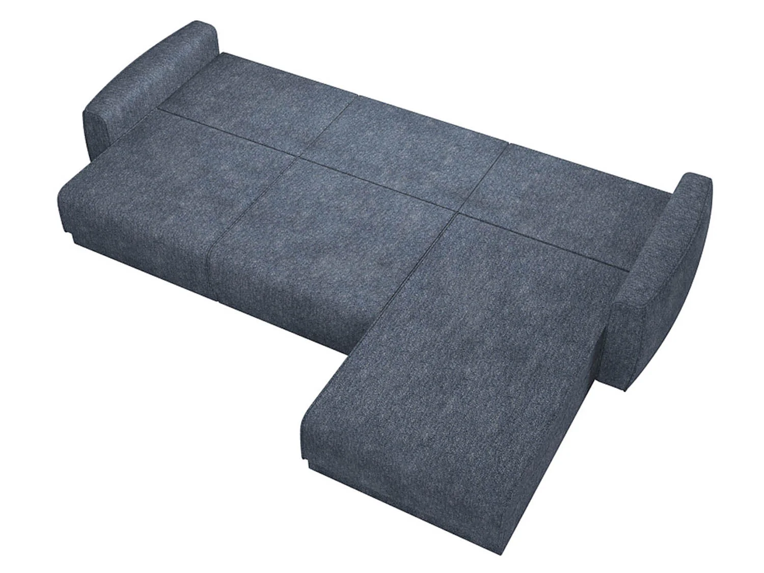 Женева 2SO2P диван-кровать угловой еврокнижка / Сталь