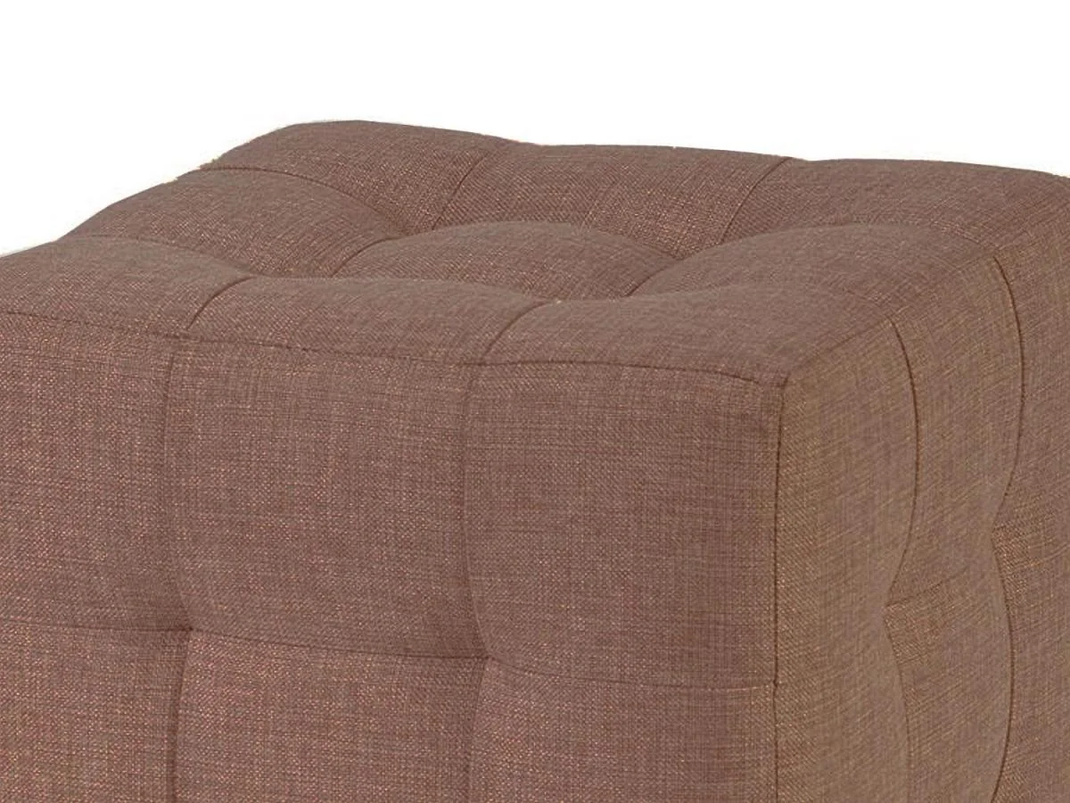 Пуф Лотос Коричневый рогожка