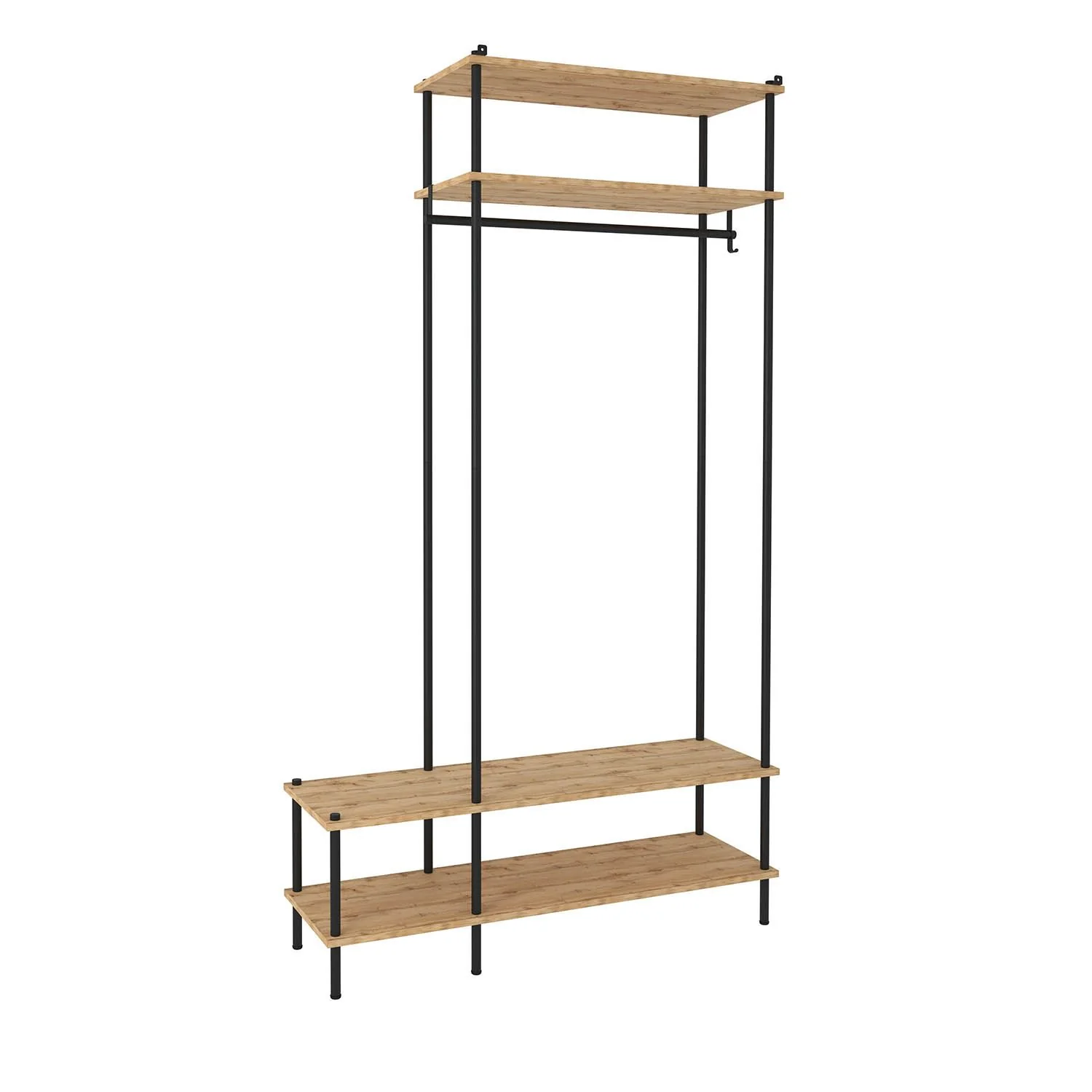 Прихожая 44 НеШкаф Черный