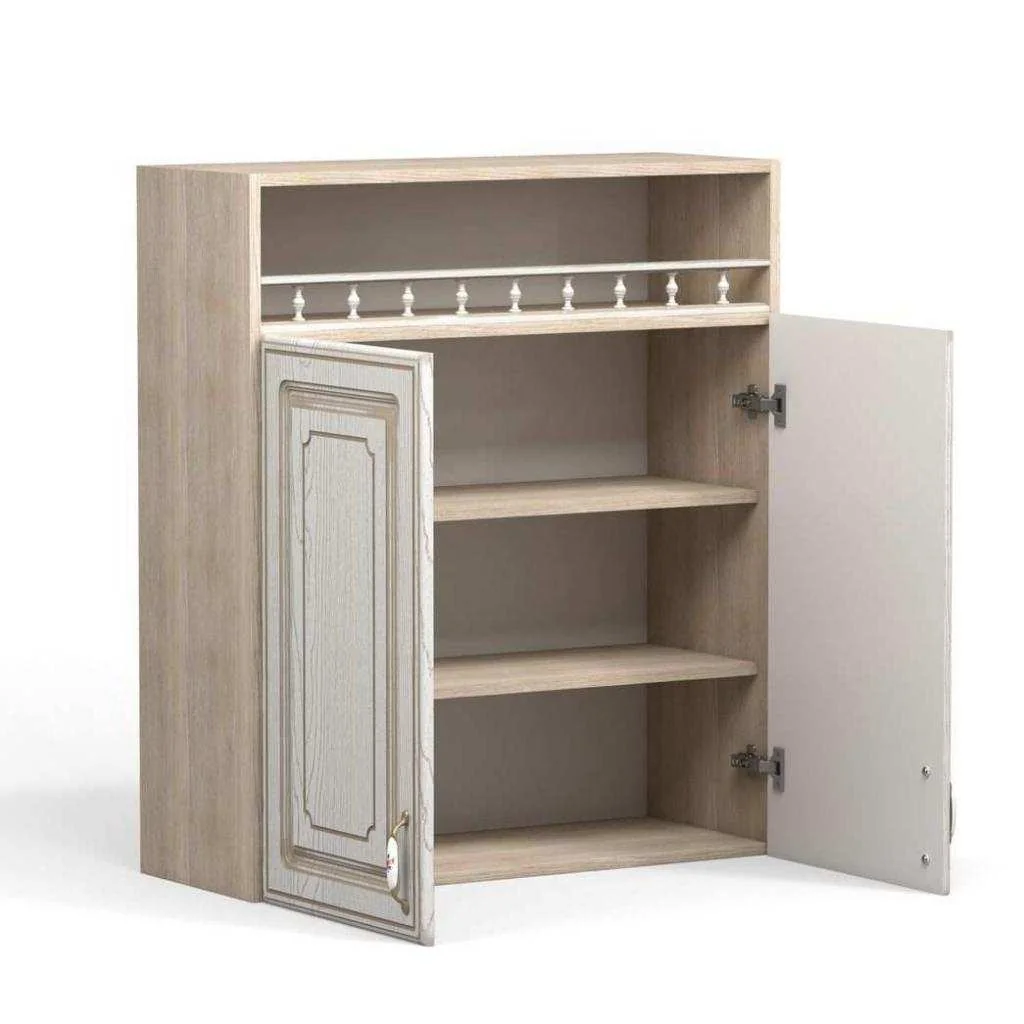 Анжелика шкаф навесной ШКН 800 П/ясень патина В 920