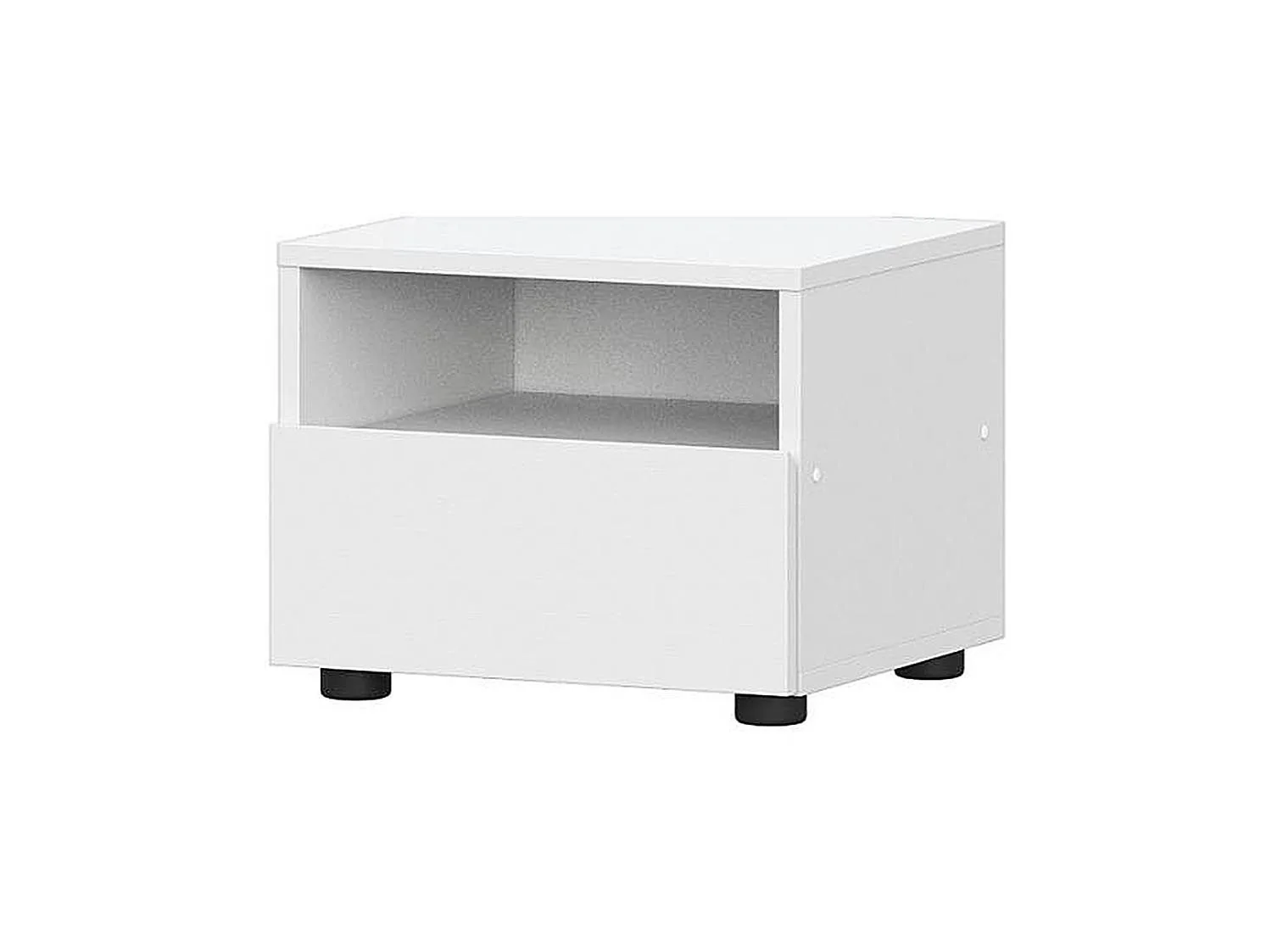 Токио тумба прикроватная / Белый текстурный