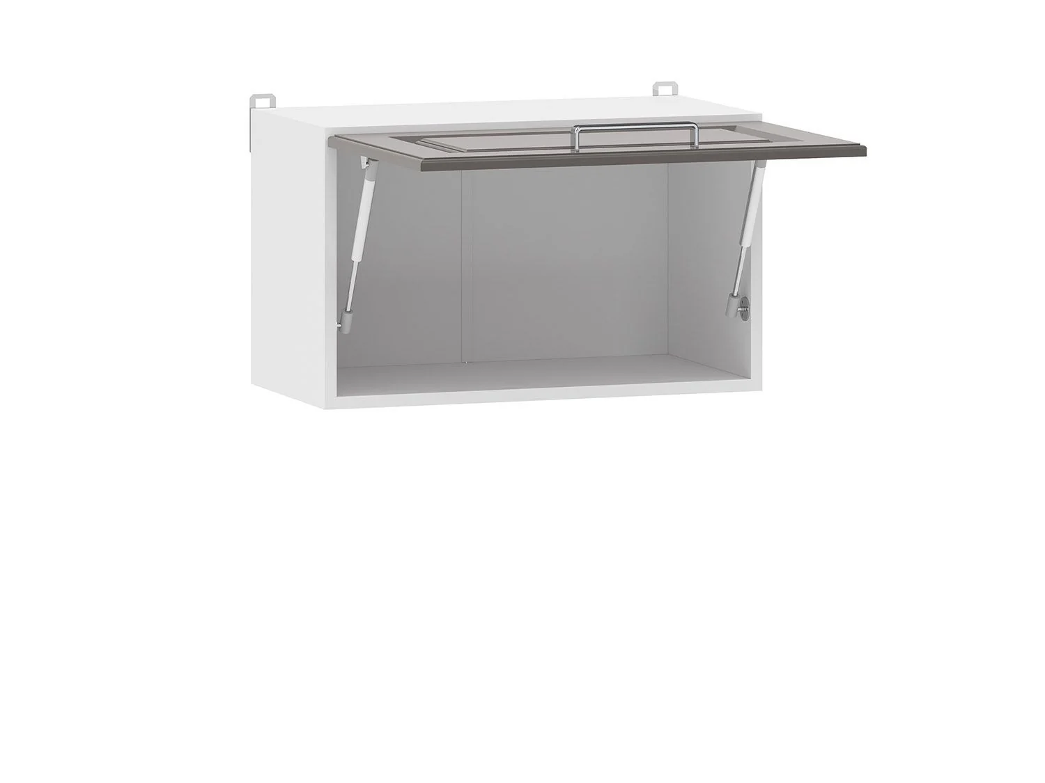 Вокс 100.38 600 шкаф навесной / Белый/Графит