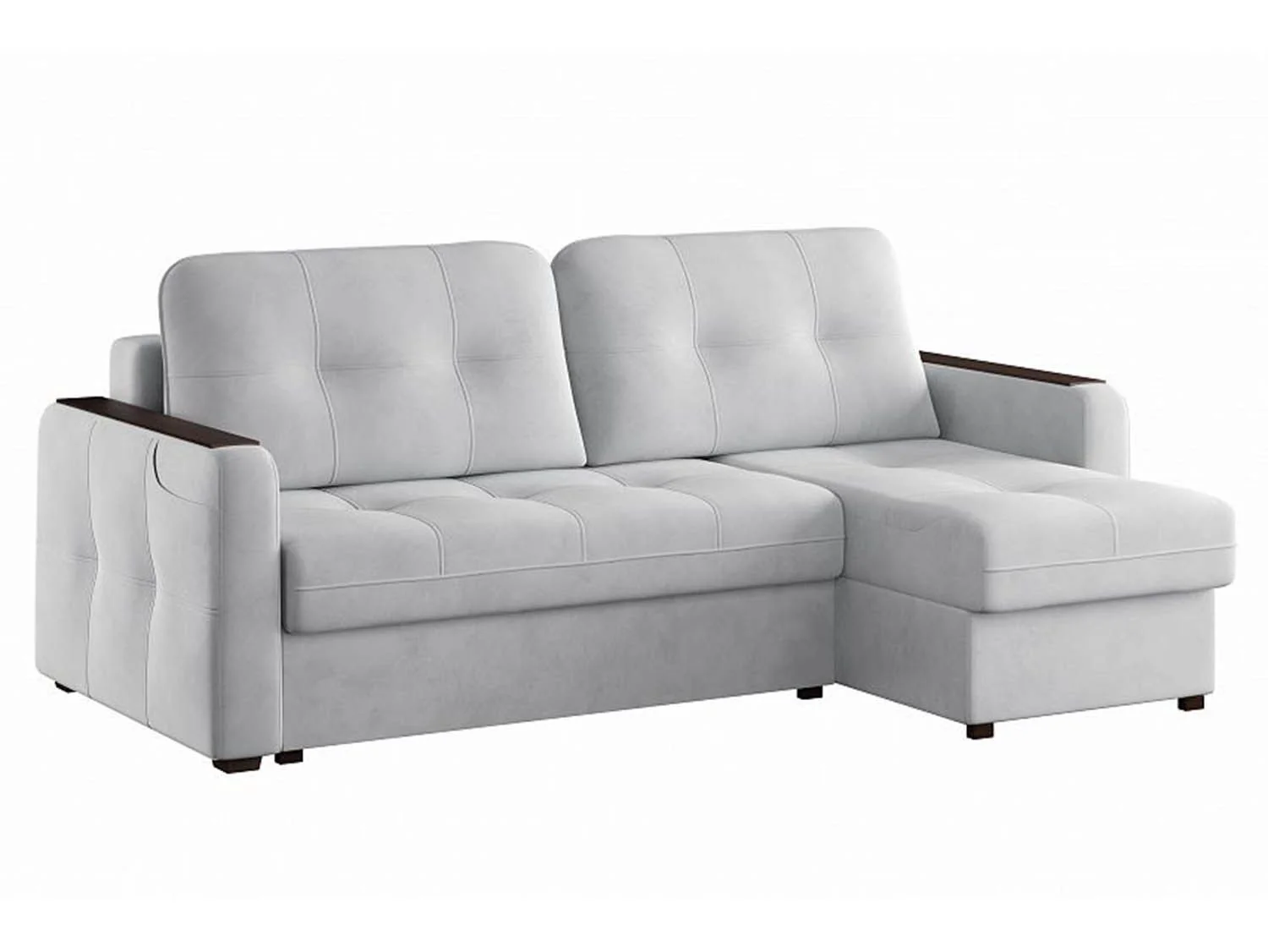 Диван угловой Smart 3 2Т-1Пф Ультра Смог