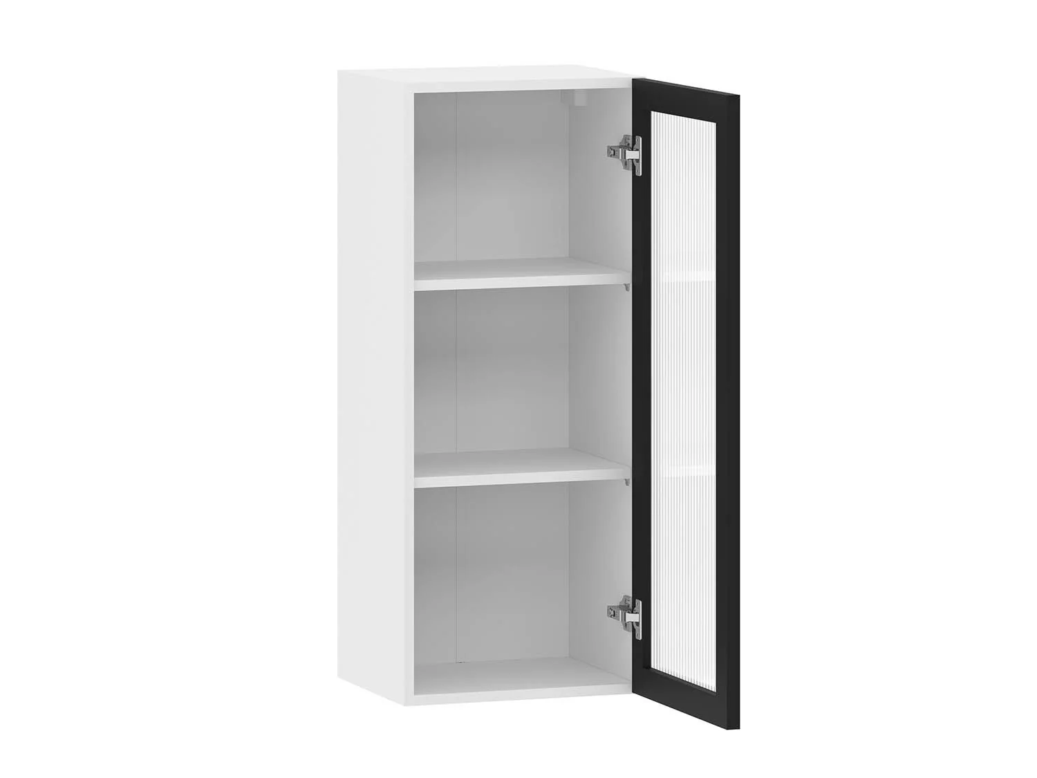 Moru 100.82.400 шкаф наквесной Белый / Черный