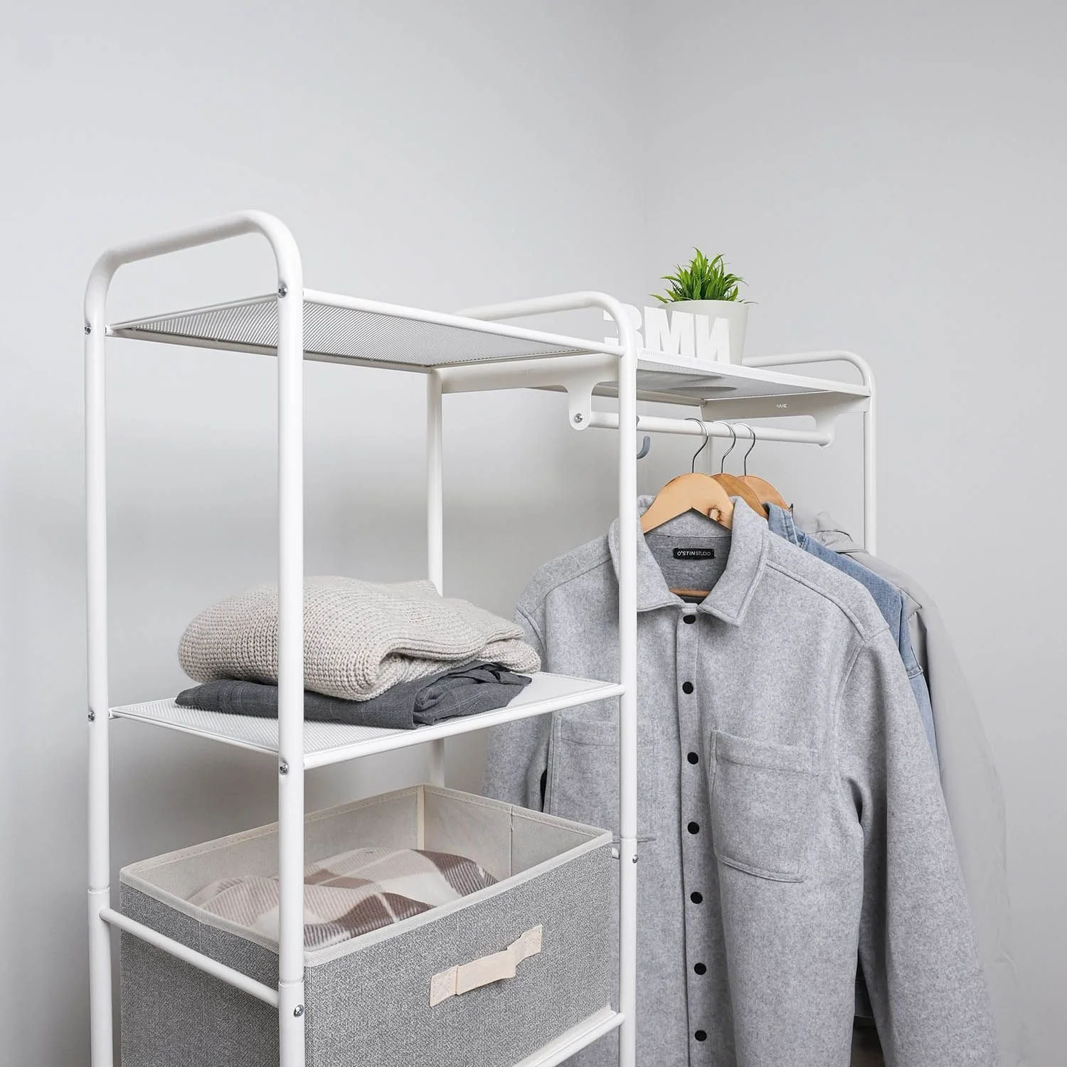 Гардеробная система Валенсия 1 Белый