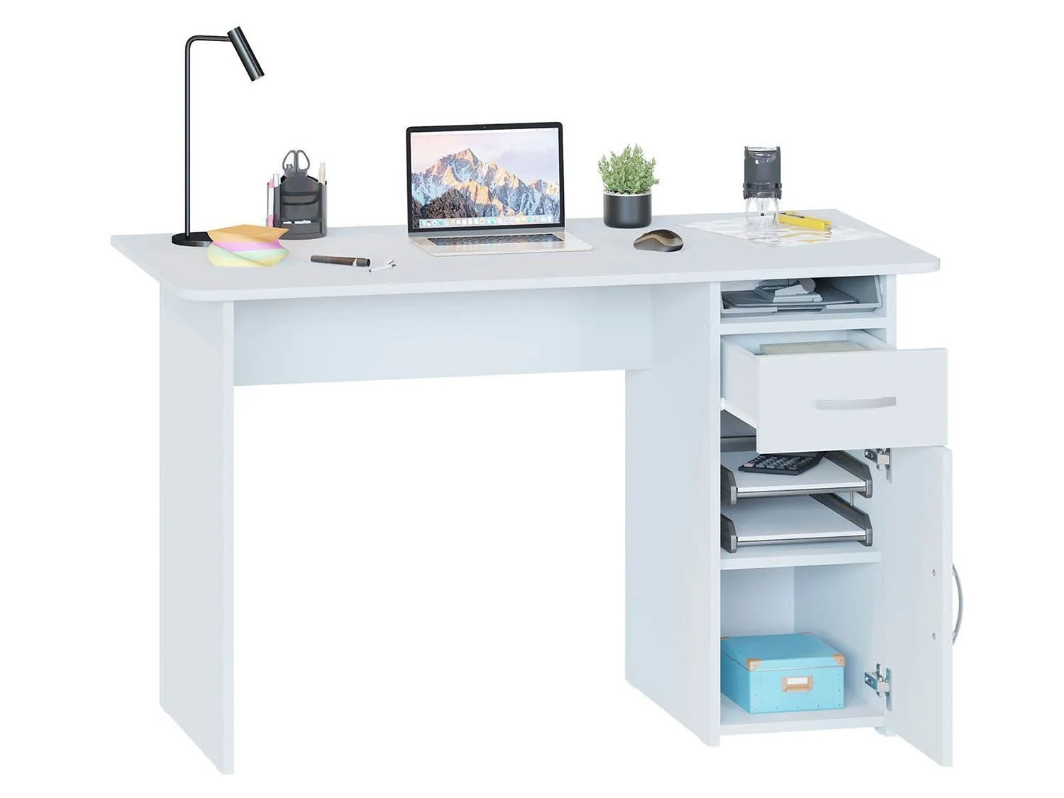 Стол письменный СПМ-03.1 Белый