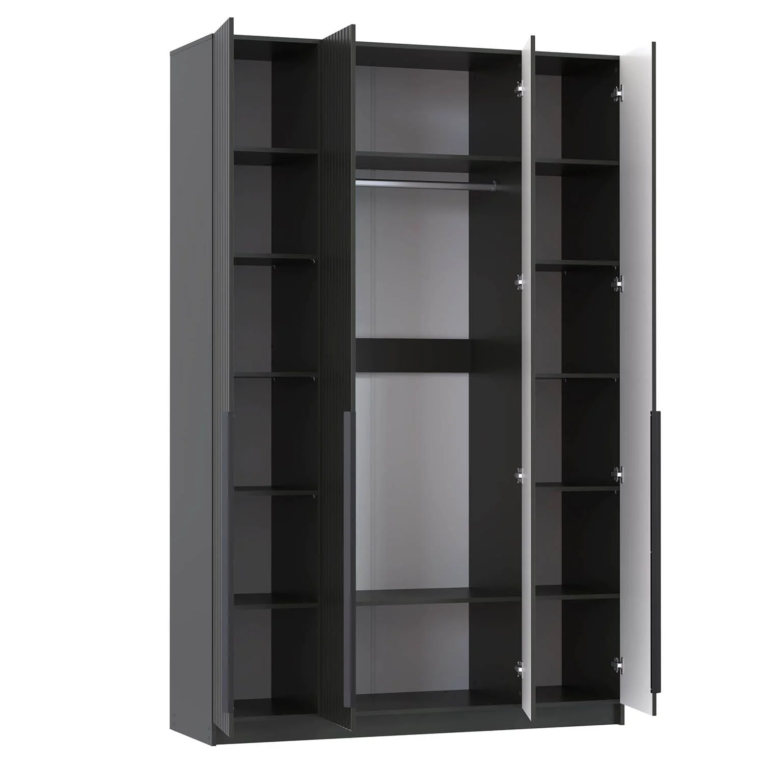 Брандо шкаф для одежды 67.09 МДФ Диамант серый