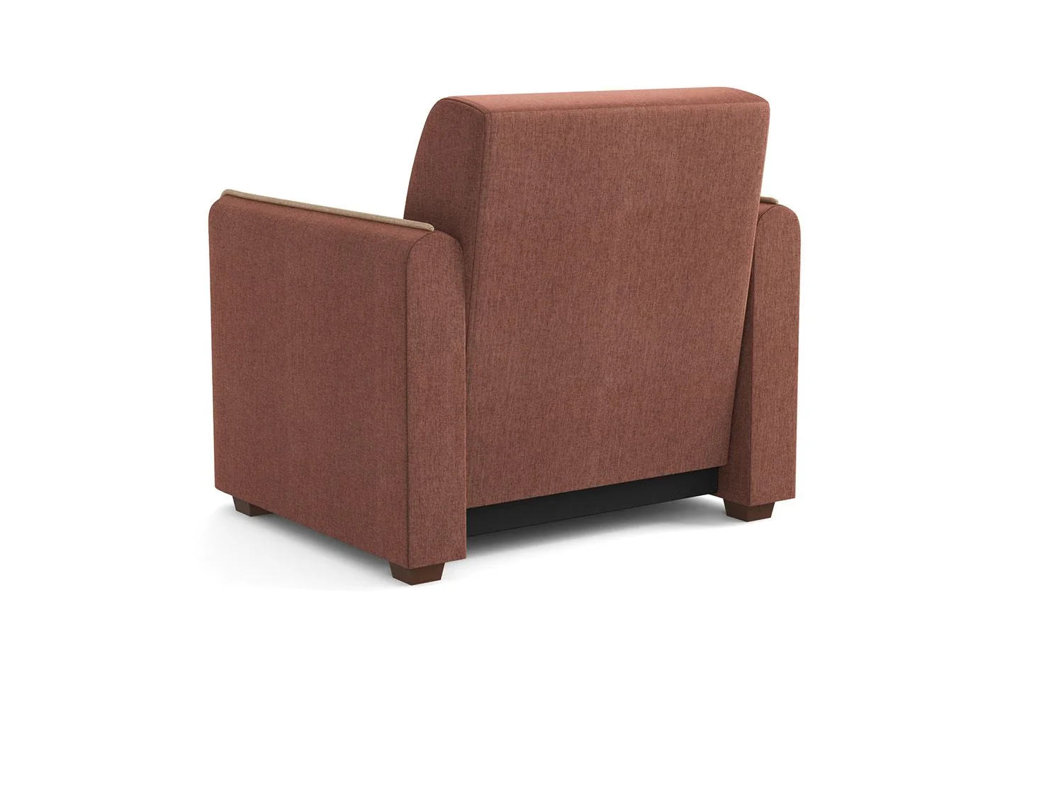 Кресло-кровать Авалон жаккард тесла шоколад/крем