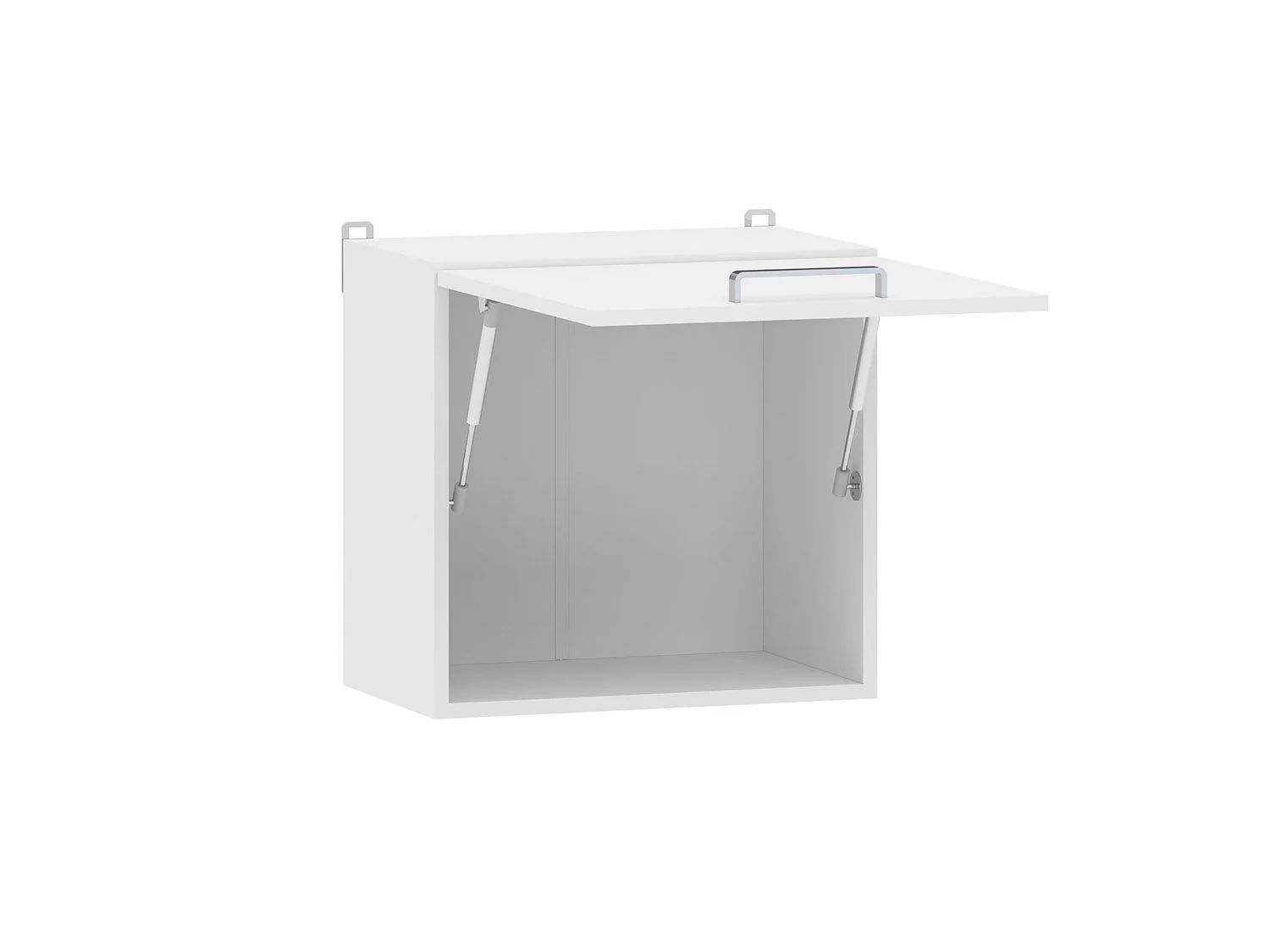 Борги 100.39 шкаф навесной (500) Белый / Белый