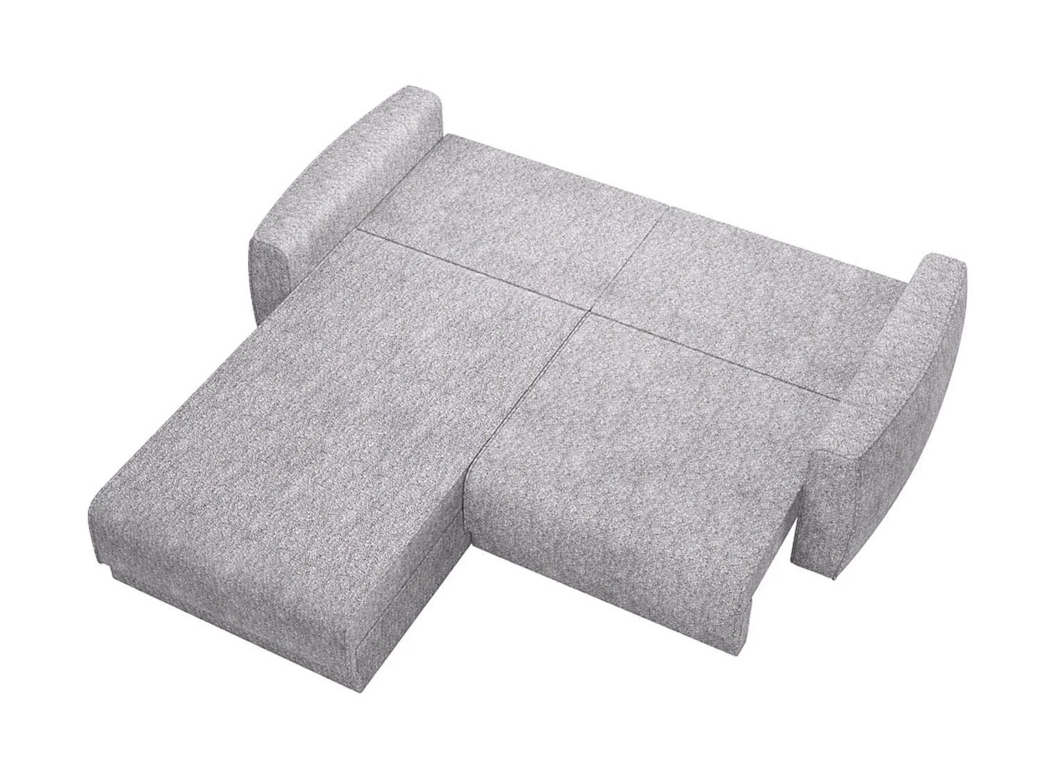 Женева SO2P диван-кровать угловой еврокнижка / Сильвер