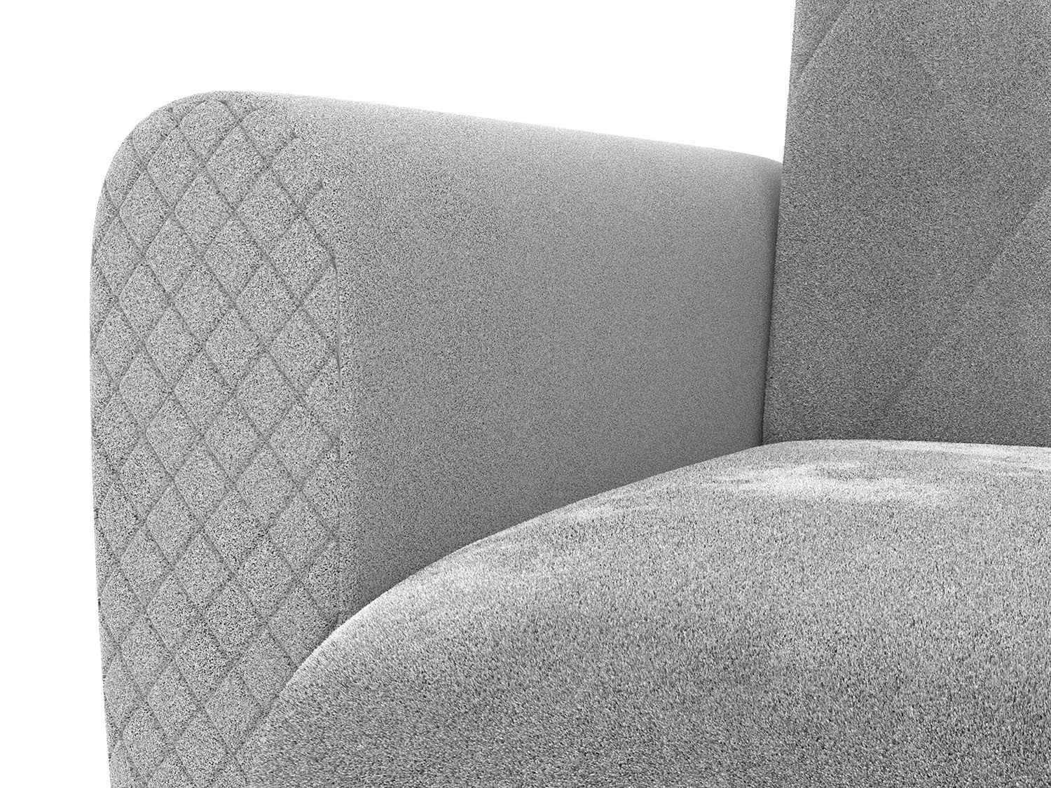 Эдвин М кресло для отдыха / велюр джоя 022 сильвер