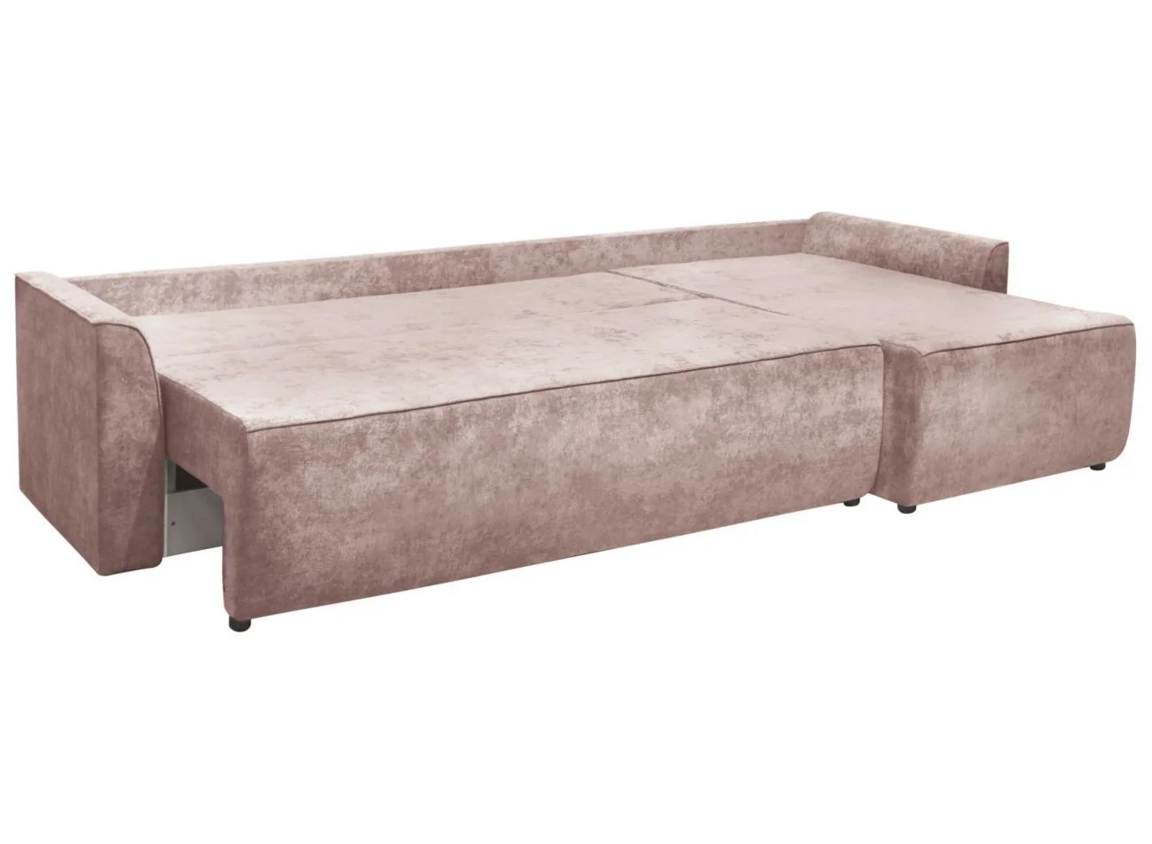 Диван угловой Марсель велюр десерт