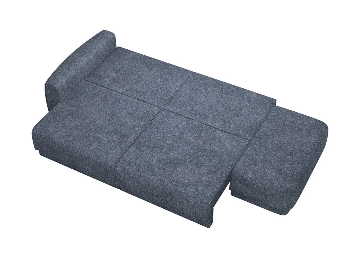 Женева 2SPF ПРАВЫЙ диван-кровать еврокнижка / Сталь