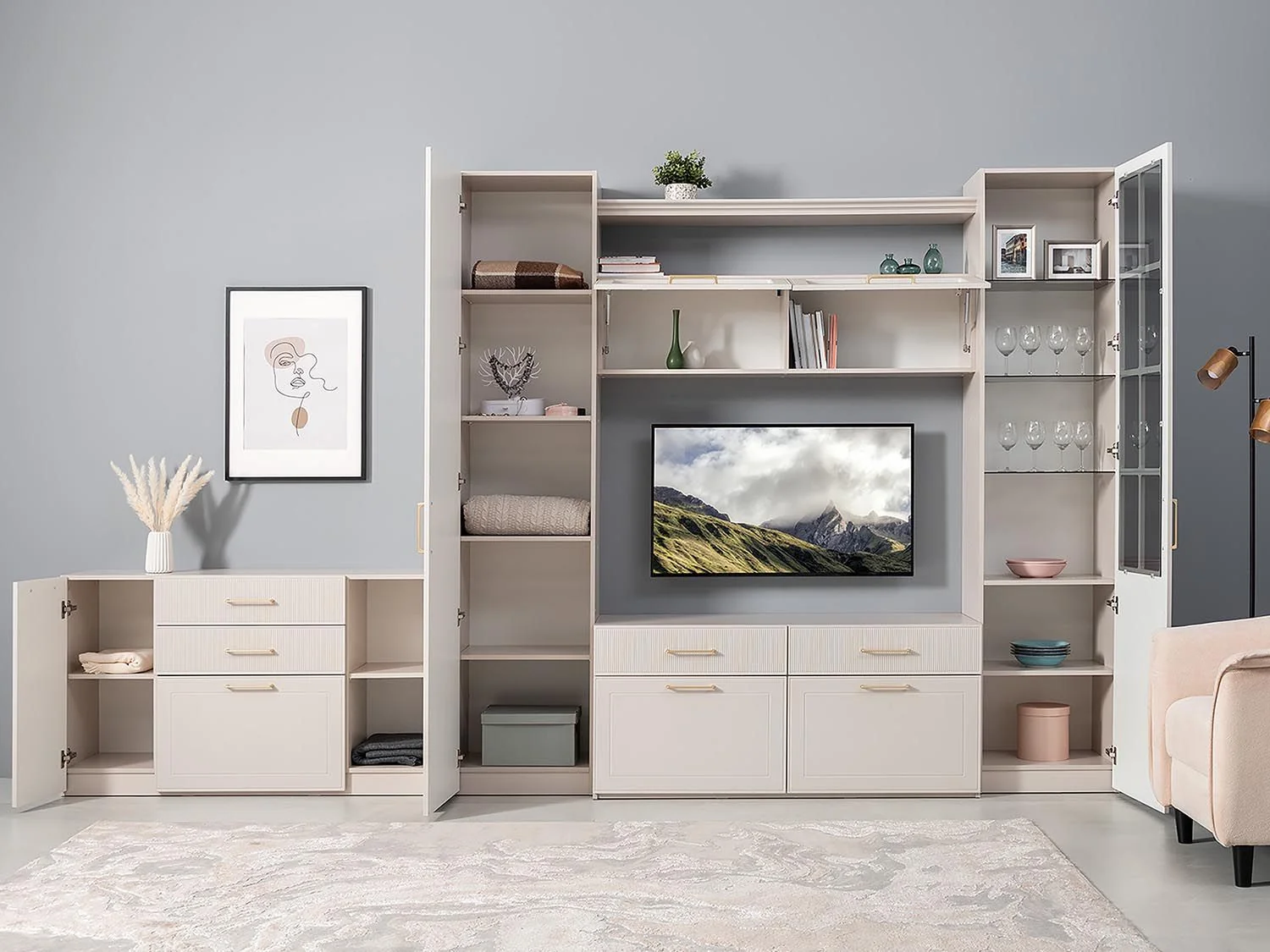 Гостиная Ричфорд 2 кашемир / моно керамика