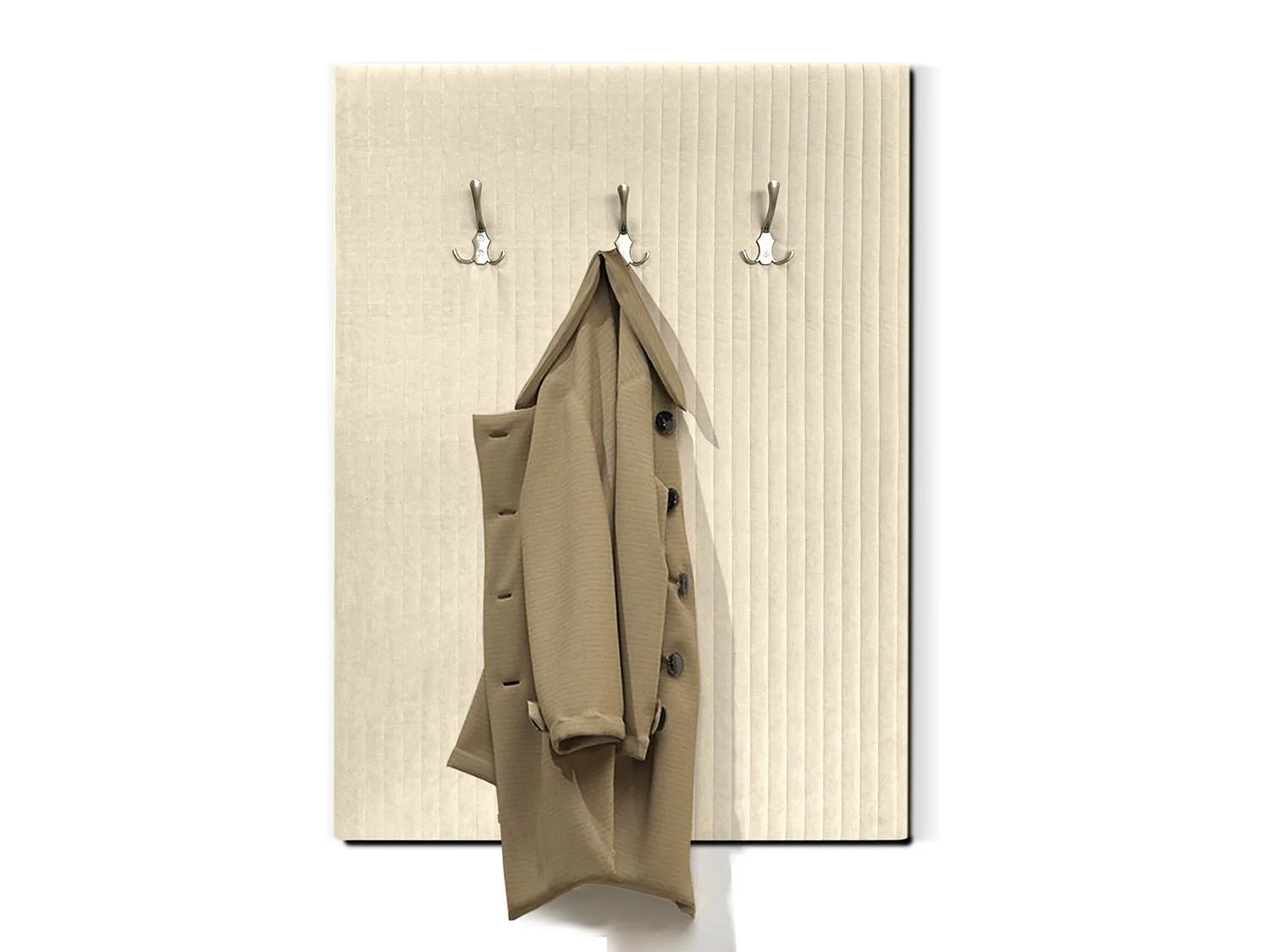 В 1 Вешалка настенная / молочный №1