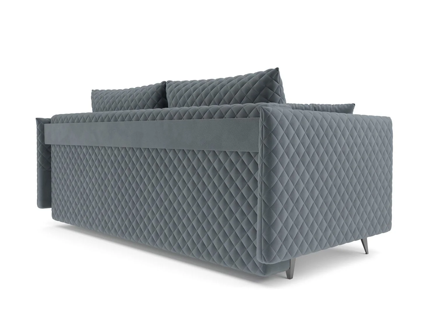 Диван Вашингтон Велюр серо-синий HB-178 26