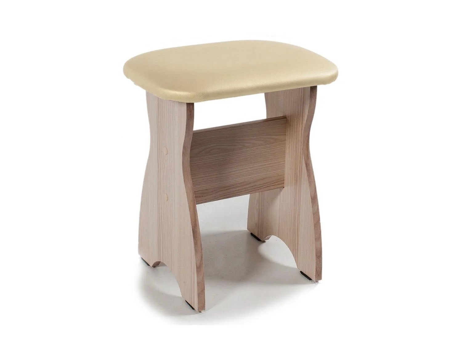 Табурет Тюльпан 2 шт. / Ясень шимо светлый / Крем