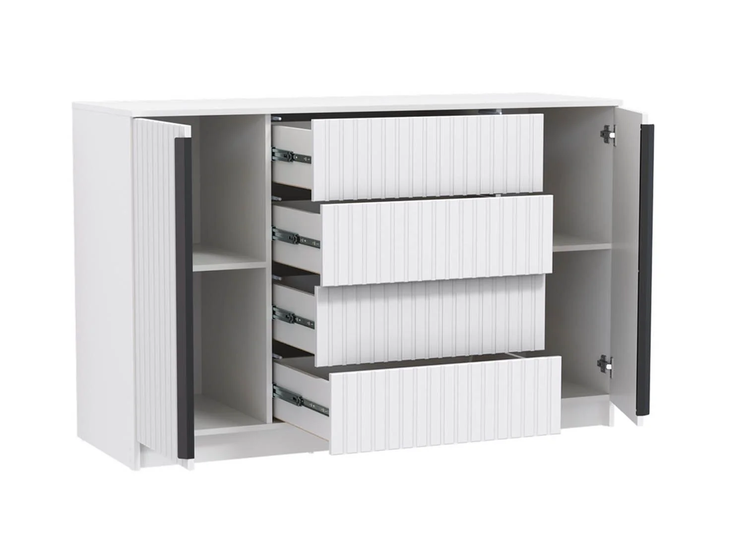 Брандо комод 67.11 МДФ Белый