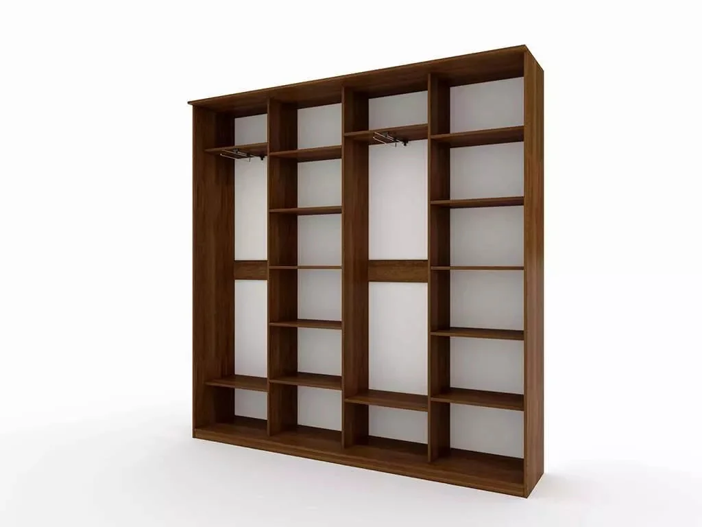 Шкаф купе Модерн 2362х450 4-х дверный 4-х секционный фотопечать №4 венге