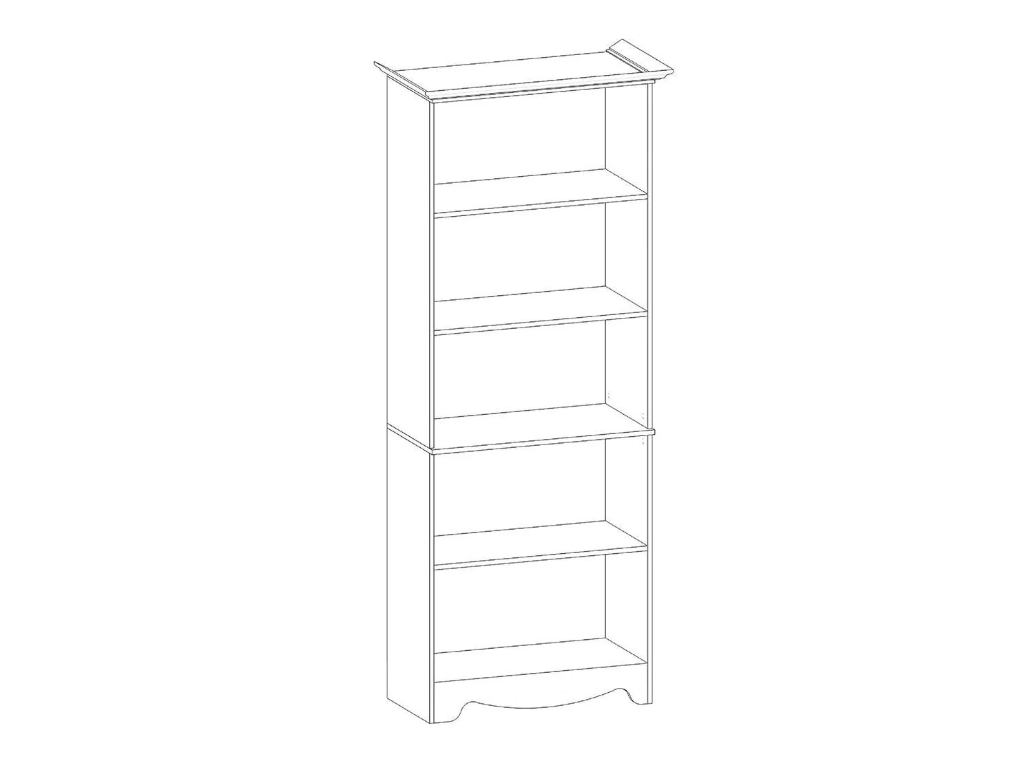 Латте 24-02 Шкаф комбинированный Бодега Светлый / Орех Донской 