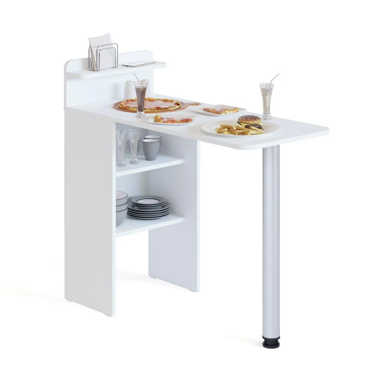 Стол раскладной СП-19 / Белый