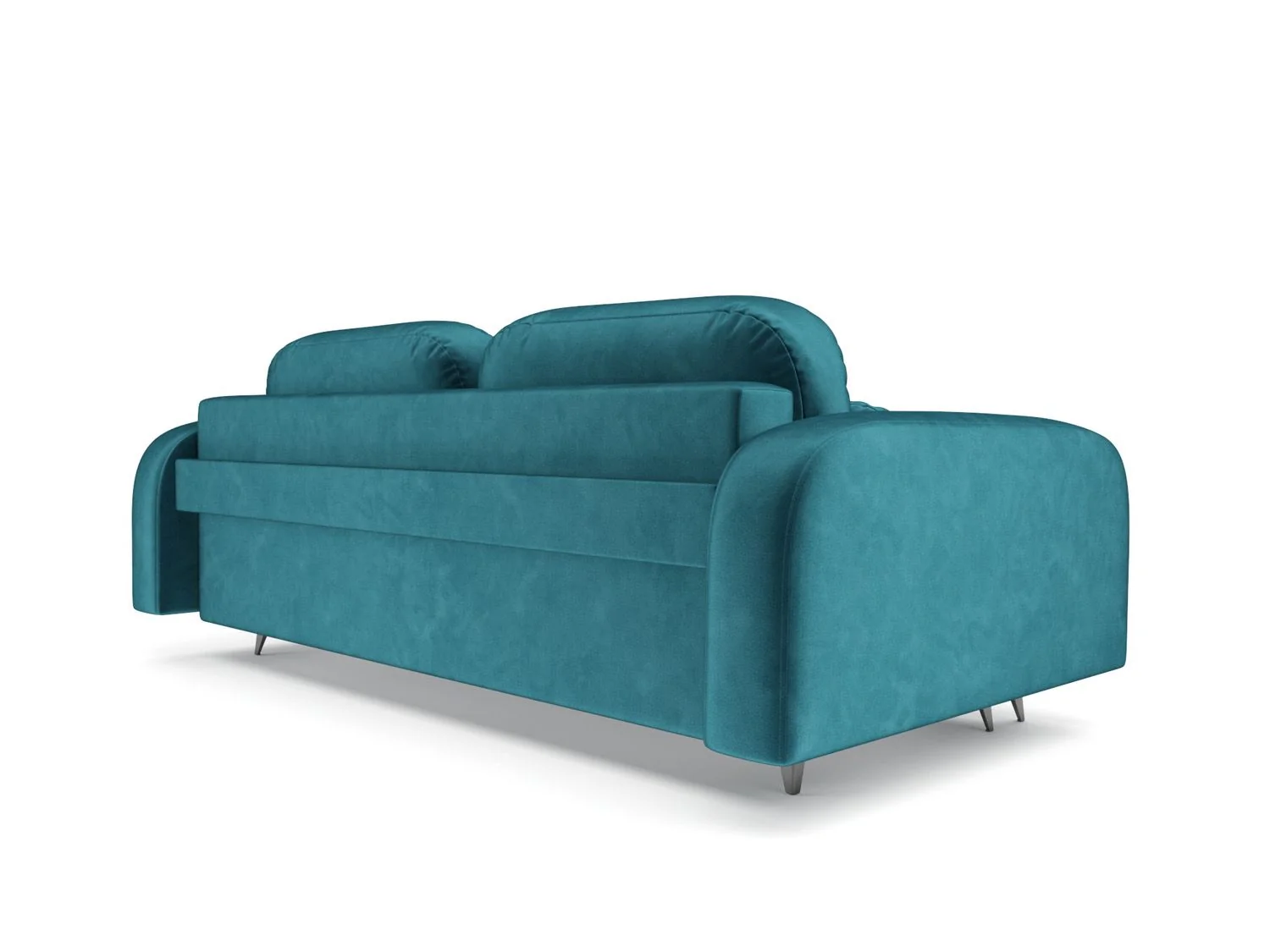 Диван Цюрих бархат сине-зеленый STAR VELVET 43 BLACK GREEN