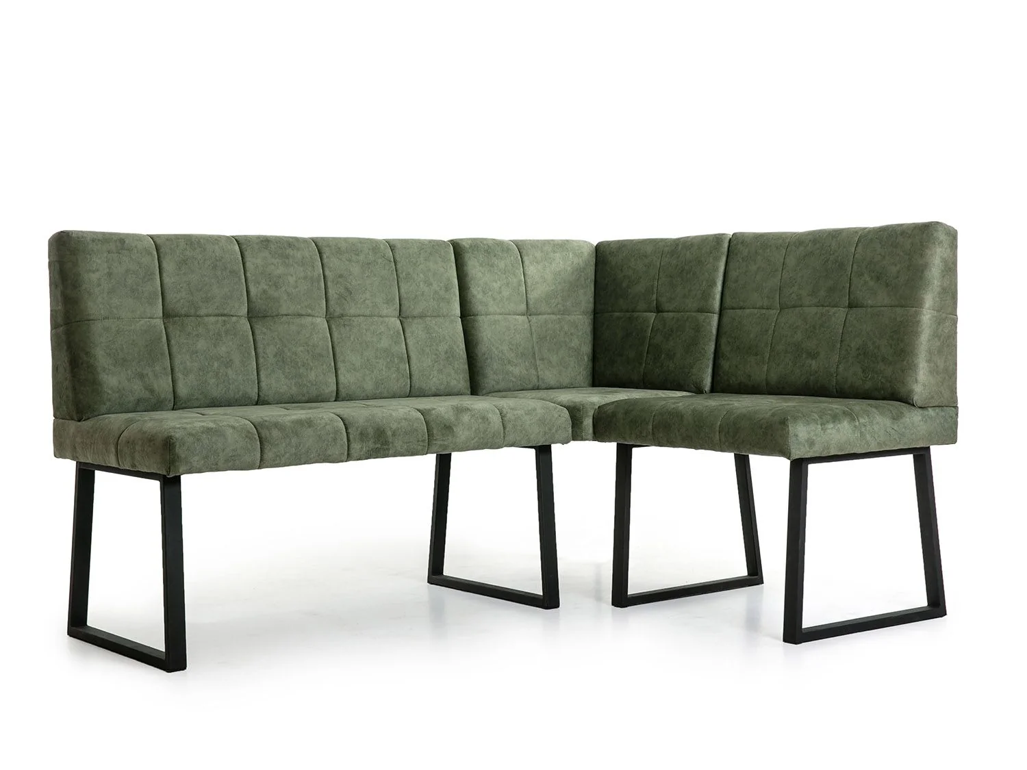 Модульный угловой диван Реал Мохито/Черный муар