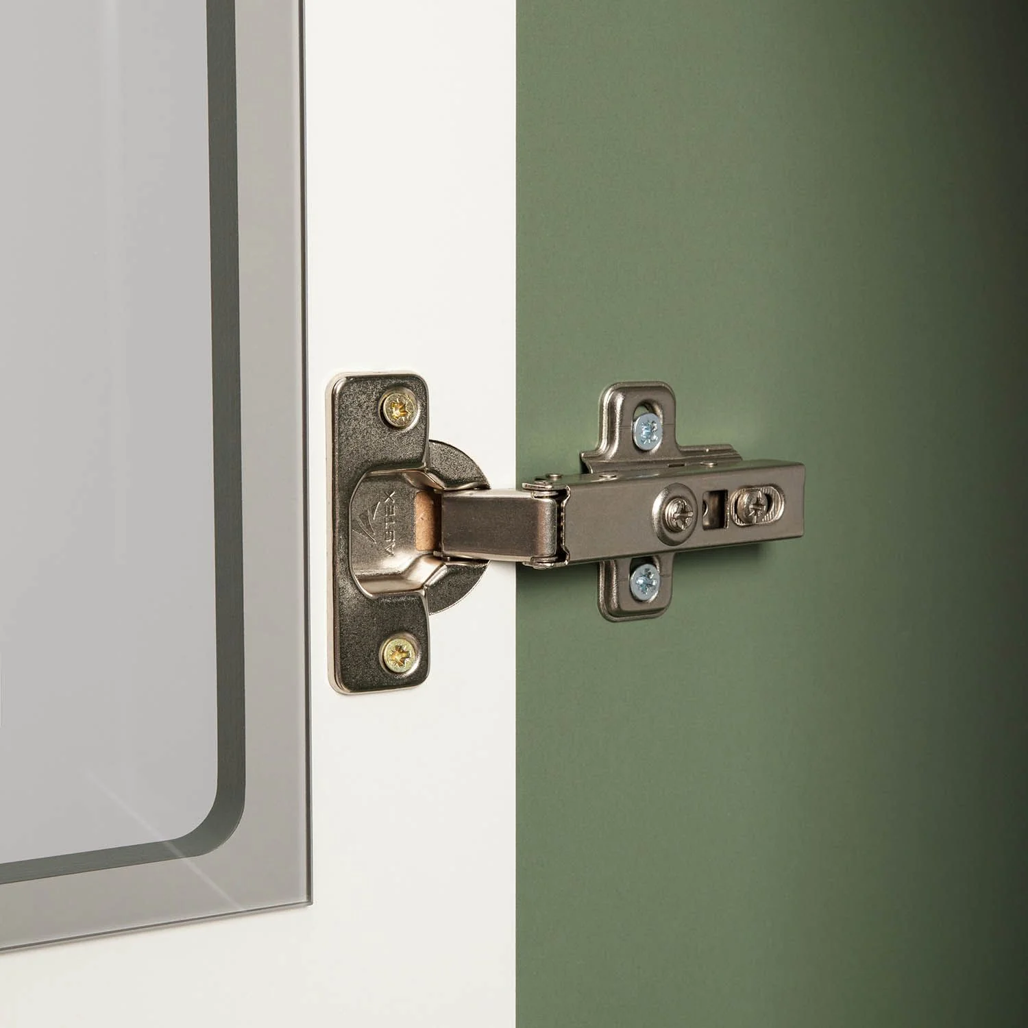 Марион шкаф навесной 16.334 Дымчатый зеленый / Олива шагрень