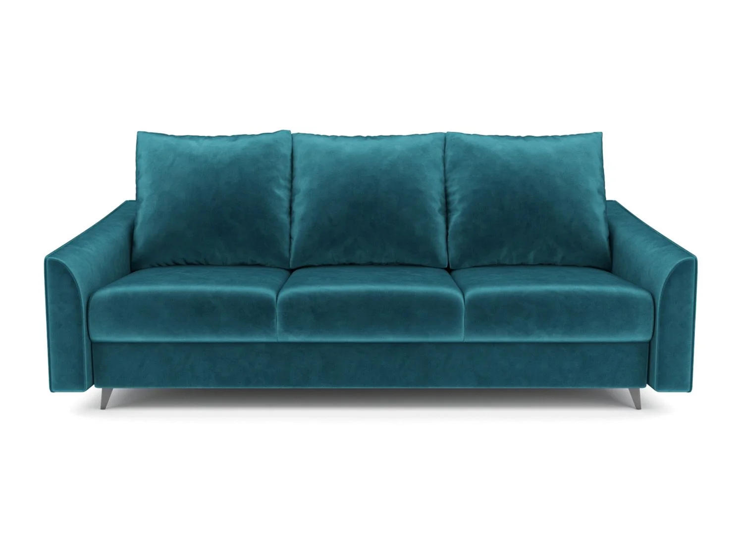 Диван Уэльс бархат сине-зеленый STAR VELVET 43 BLACK GREEN