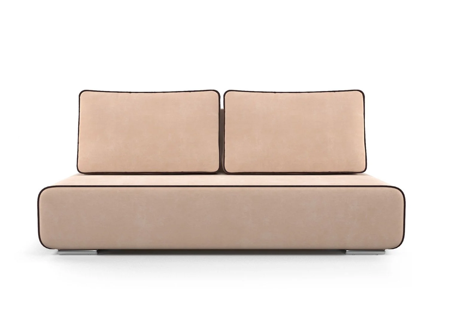 Диван Марк кордрой бежевый + кордрой коричневый