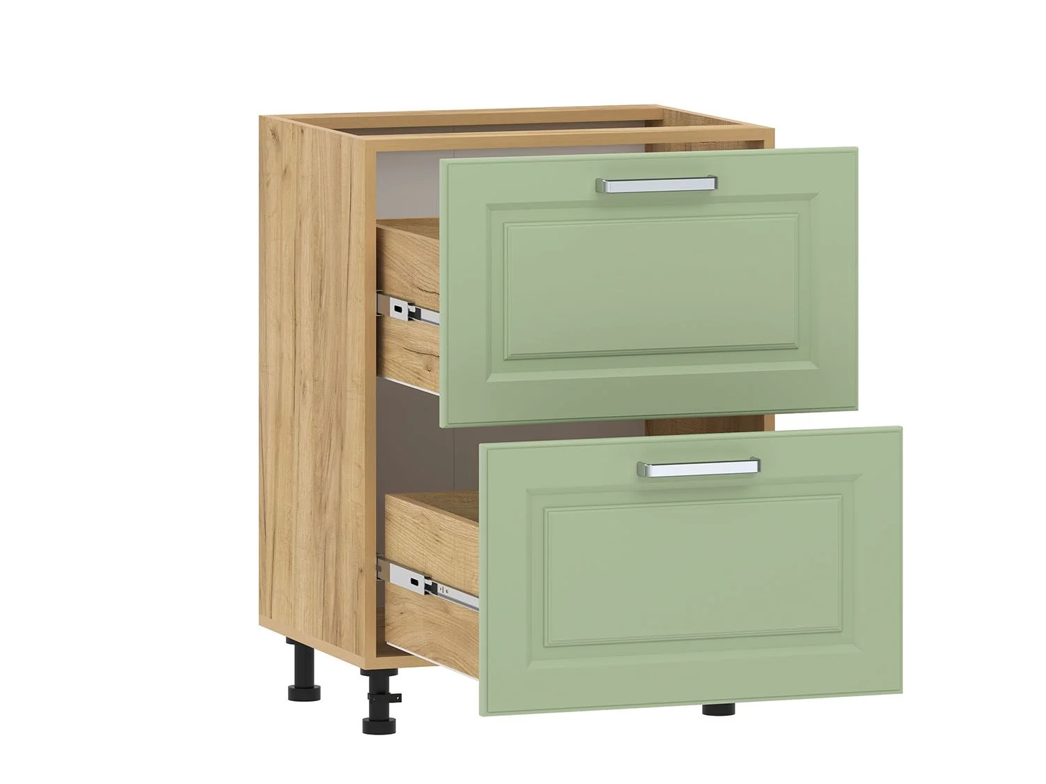 Кухня Вокс комплект 2 Дуб Крафт золотой / Фисташка