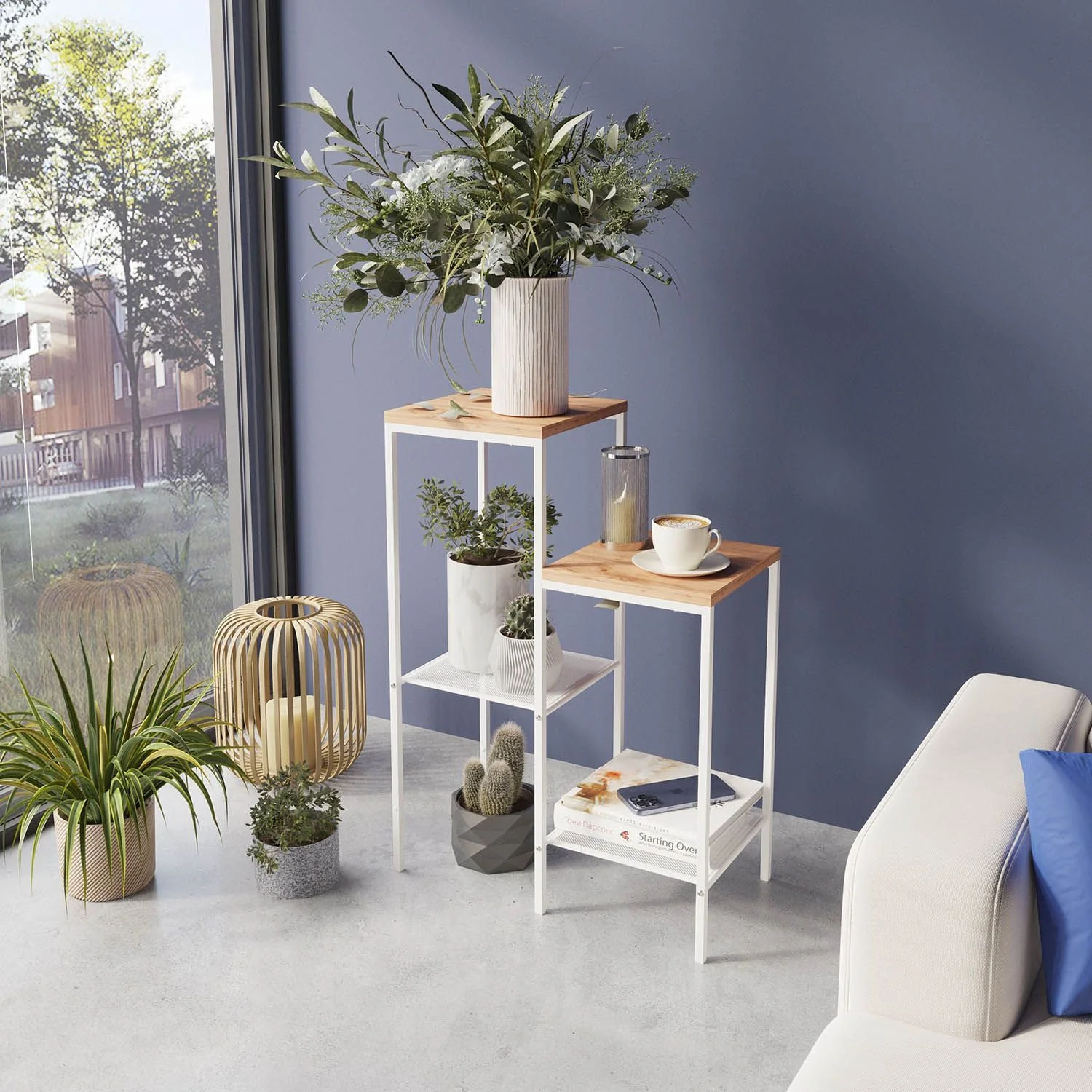 Подставка для цветов Парма 24Л Белый