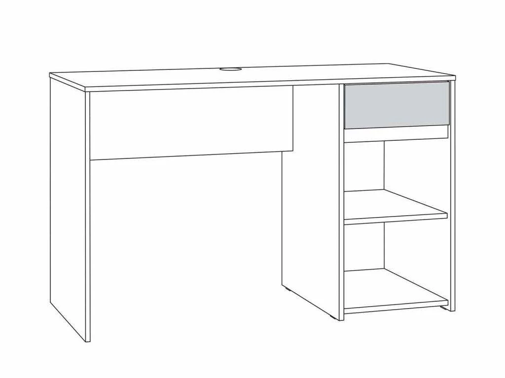 Торонто стол 12.149 Белый/Серый