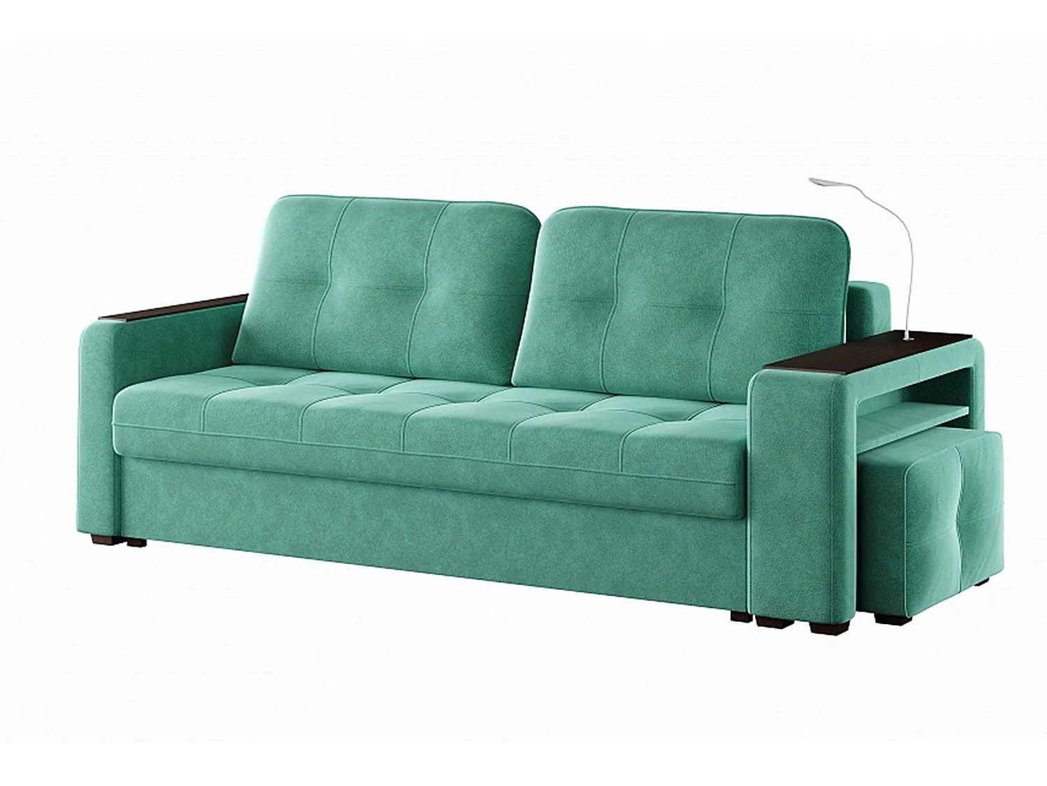 Диван Smart 4 пуф справа Б3-3Т-Б4 СК Кашемир 672