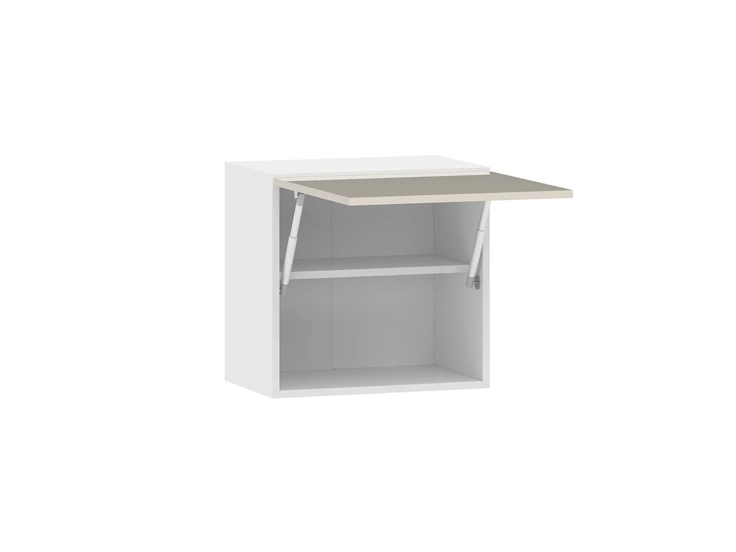 Арли 100.89.500 шкаф навесной Белый / Кашемир