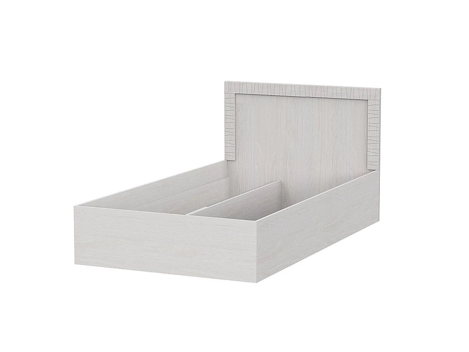 Гамма 20 кровать одинарная основание настил серия 4 / Ясень анкор светлый/Сандал светлый