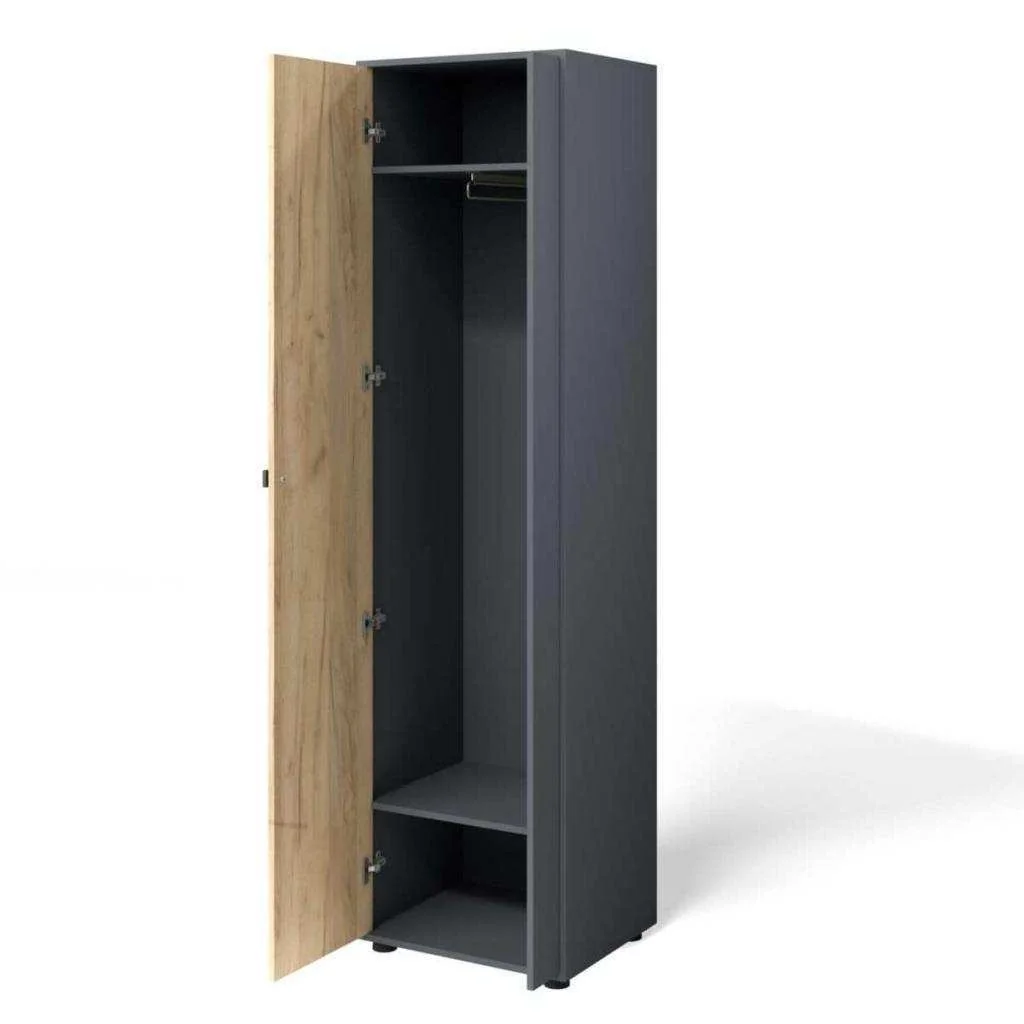 Прихожая мини-лайт компл. 3 дуб крафт/графит