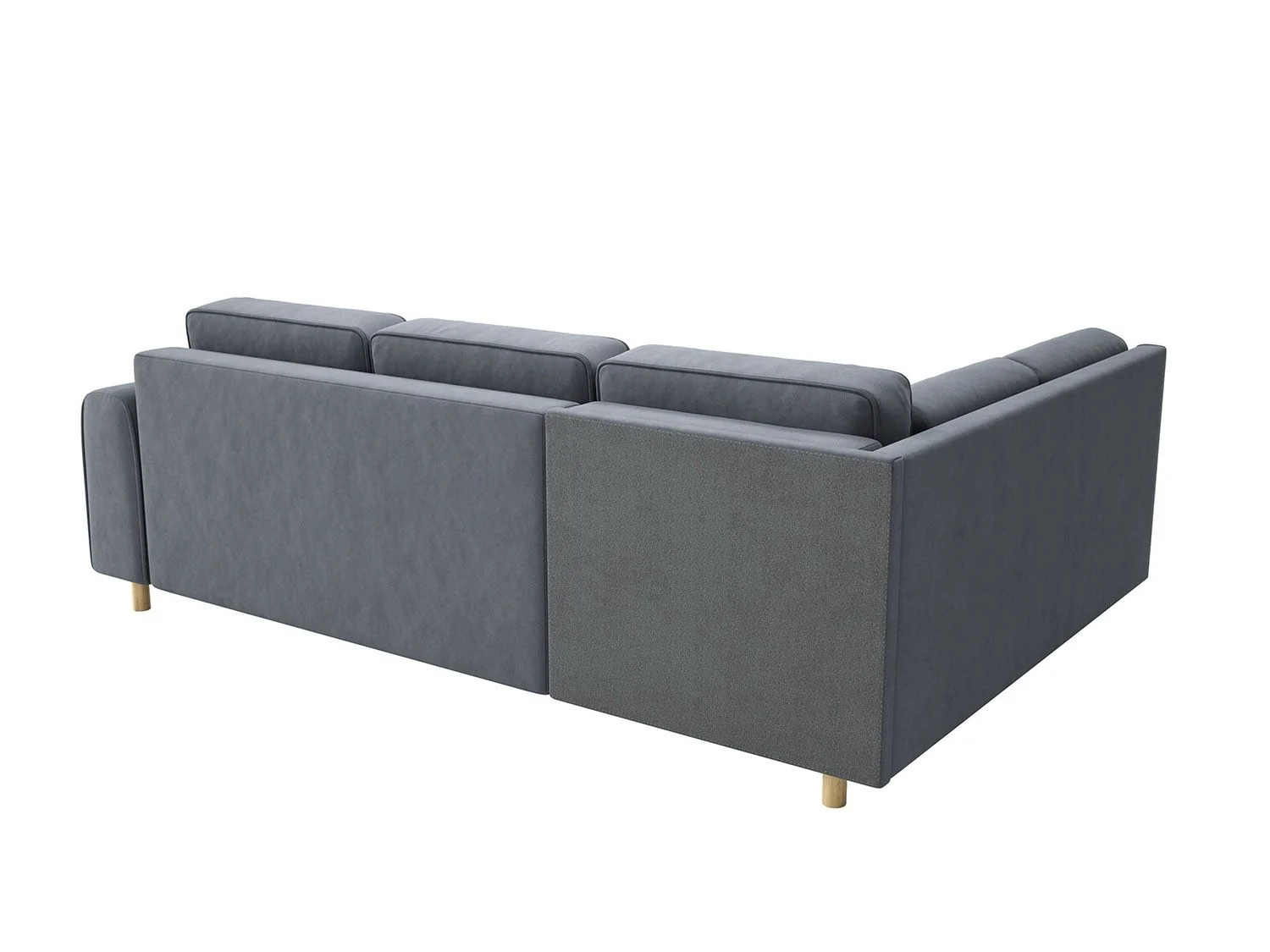 Диван-кровать угловой Шелдон / букле Лайк серый 995