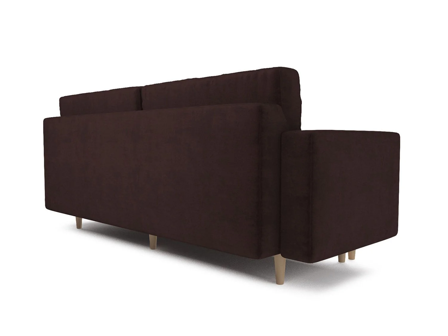 Диван Белфаст велюр шоколадный / НВ-178/16