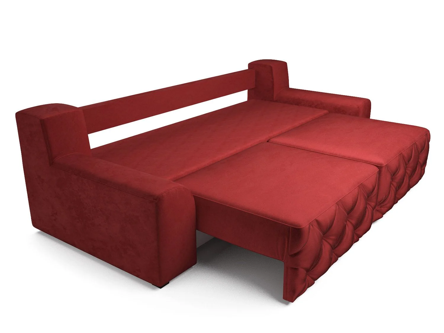 Диван Милан бархат красный/ STAR VELVET 3 DARK RED