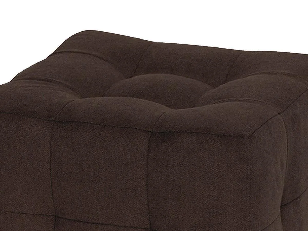 Пуф Лотос Коричневый велюр