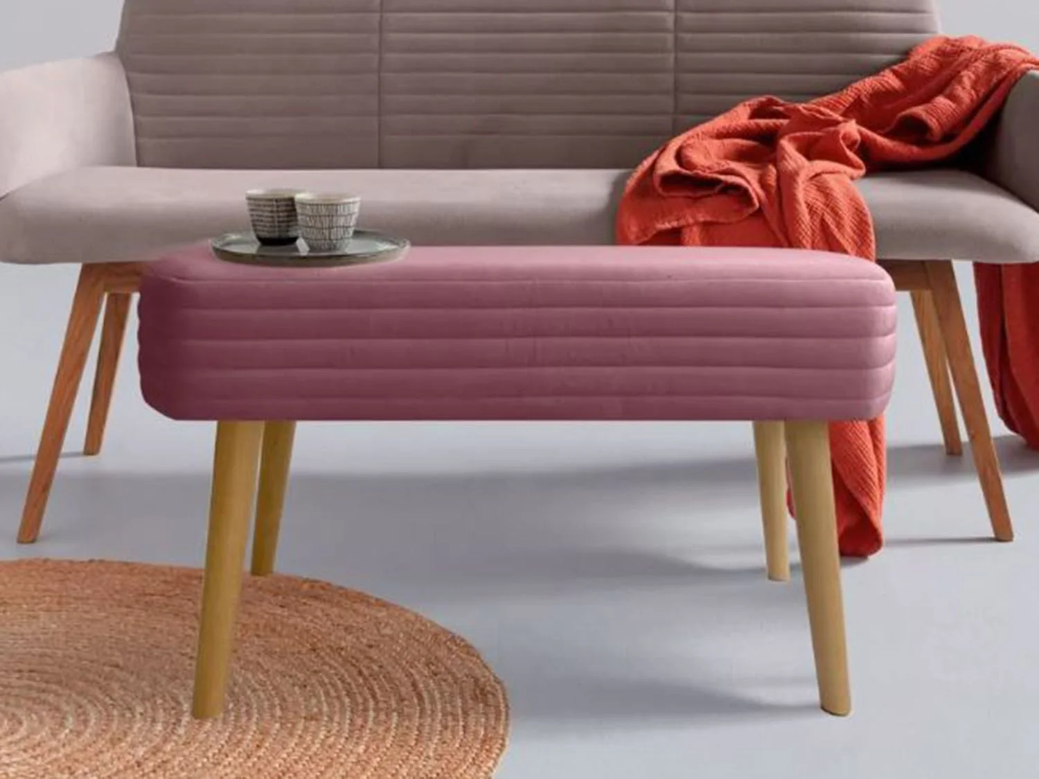 Банкетка А9ГС-2 пудра №15